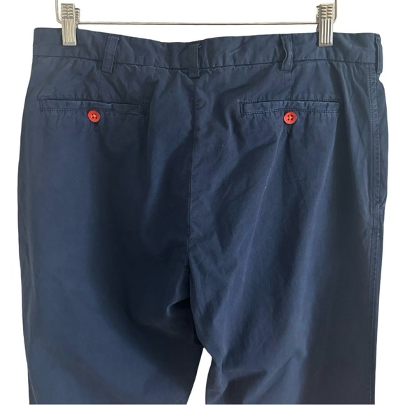 NWT Men’s Italian CROSBY HALLEN & COBB Cotton Pants Flat Front Long Inseam 34x35 - Picture 6 of 13